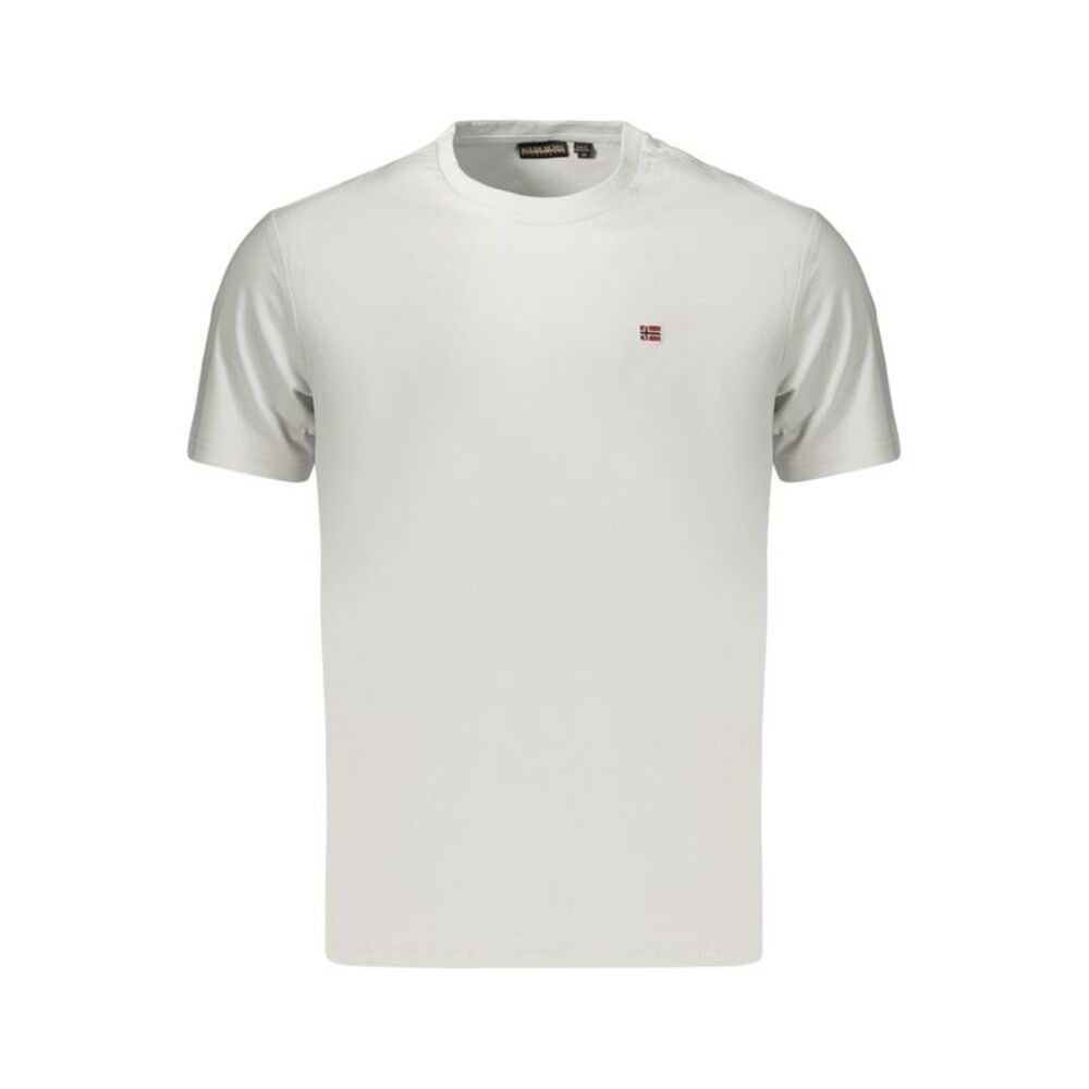 Napapijri Gray Cotton Men's T-Shirt
